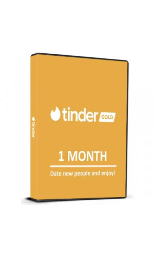 Tinder Gold 1 Month Membership (Gift Card / ROW)